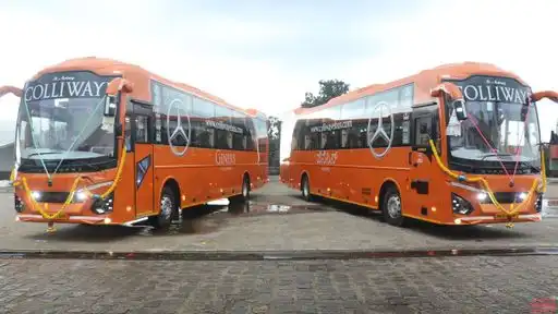 Colliwaye Travels Bus-Front Image