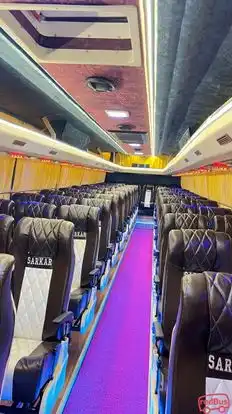Sarkar Travels Bus-Seats layout Image