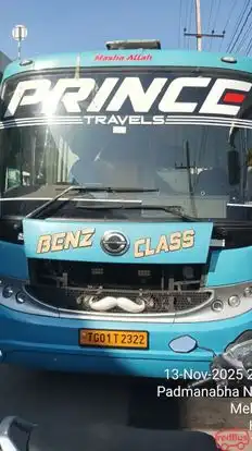 Prince Travels Bus-Front Image