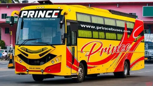 Prince Travels Bus-Front Image
