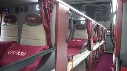 Utkarsh Travels Bus-Seats layout Image