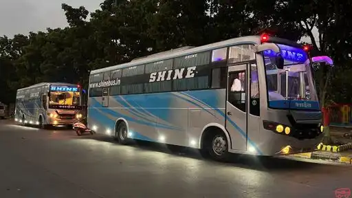 Shine Travels Indore Bus-Front Image