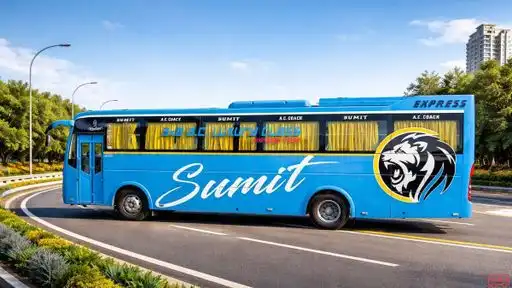 Sumit Travels Bus-Front Image