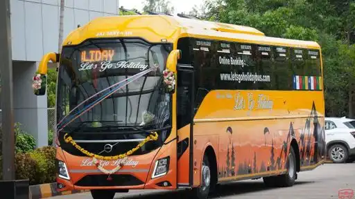 Let's Go Holidays Bus-Front Image