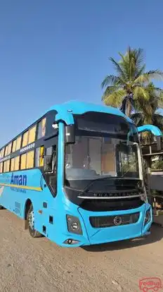 Aman Travels Bus-Front Image