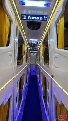 Aman Travels Bus-Seats layout Image