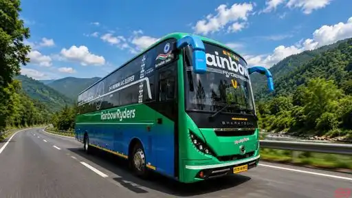 Rainbow Ryders Bus-Front Image