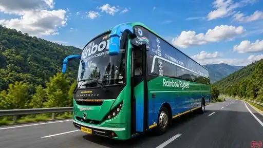 Rainbow Ryders Bus-Front Image