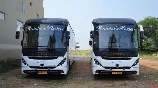 Rainbow Ryders Bus-Front Image