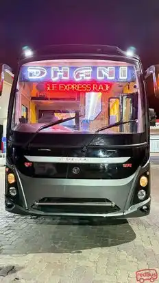 New Dhani Travels Bus-Front Image