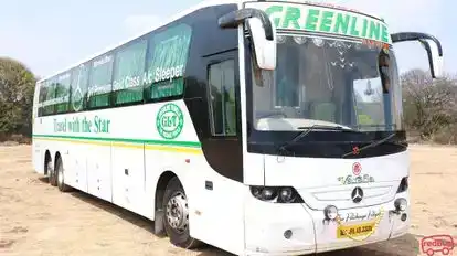 GreenLine Travels And  Holidays Bus-Front Image