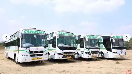 GreenLine Travels And  Holidays Bus-Front Image