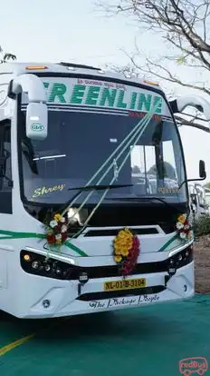 GreenLine Travels And  Holidays Bus-Front Image