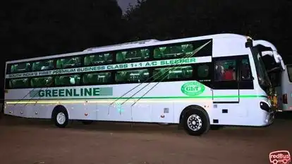 GreenLine Travels And  Holidays Bus-Side Image