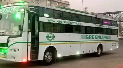 GreenLine Travels And  Holidays Bus-Side Image