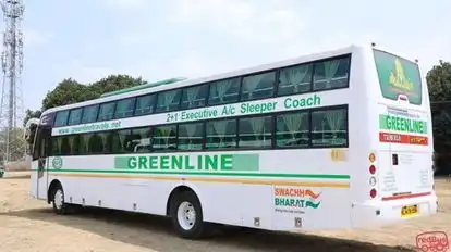 GreenLine Travels And  Holidays Bus-Side Image