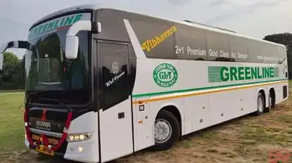 GreenLine Travels And Holidays Bus-Side Image