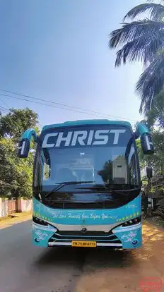 CHRIST TRAVELS Bus-Front Image