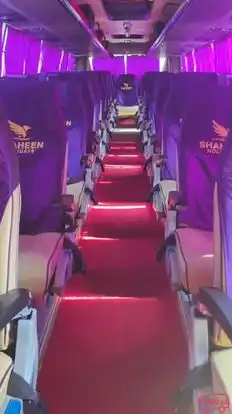 Shaheen Holidays Bus-Seats layout Image