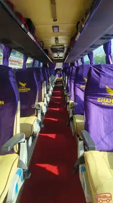Shaheen Holidays Bus-Seats layout Image