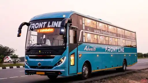 Frontline Travels Bus-Front Image