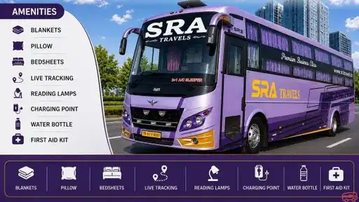 SRA TRAVELS Bus-Front Image