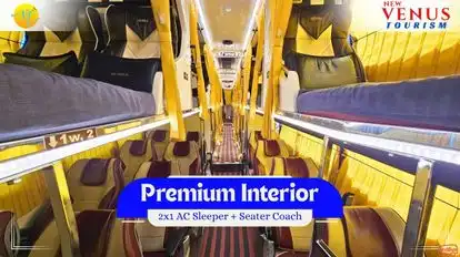 NEW VENUS TOURISM Bus-Seats layout Image
