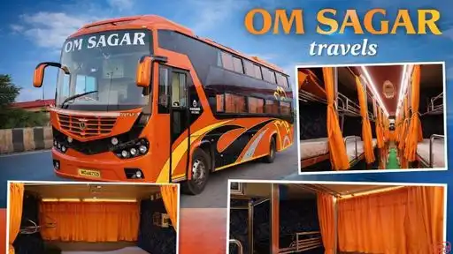 Om Sagar Tours And Travels Bus-Front Image