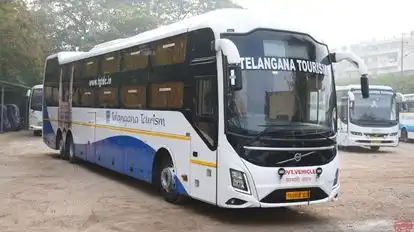 Telangana Tourism Bus-Front Image
