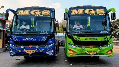 MGS Roadlines Bus-Front Image