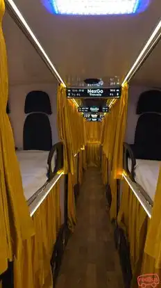 NexGo Travels Bus-Seats layout Image