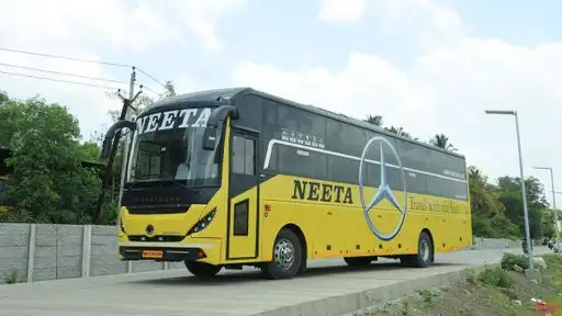 Neeta tours and travels Bus-Front Image