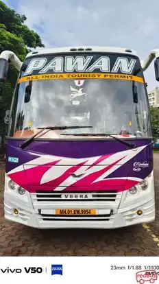 Pawan Travels Mumbai Bus-Front Image