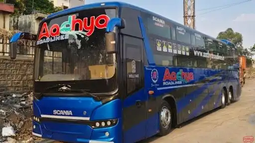 Aadhya Road Lines Bus-Front Image
