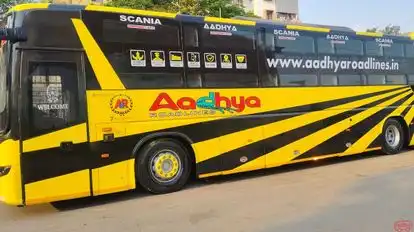 Aadhya Road Lines Bus-Side Image