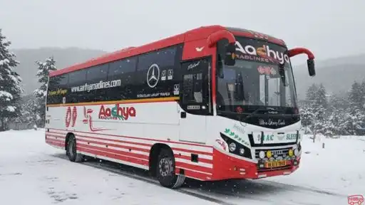 Aadhya Road Lines Bus-Front Image