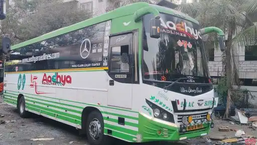 Aadhya Road Lines Bus-Front Image