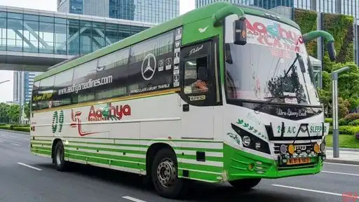 Aadhya Road Lines Bus-Front Image