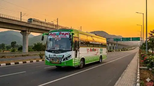 Aadhya Road Lines Bus-Front Image
