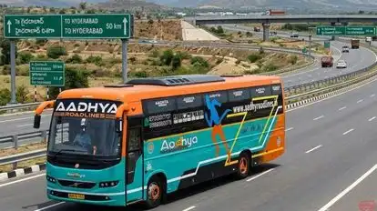 Aadhya Road Lines Bus-Front Image