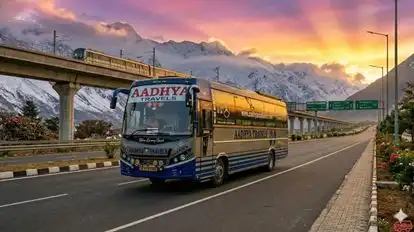 Aadhya Road Lines Bus-Front Image