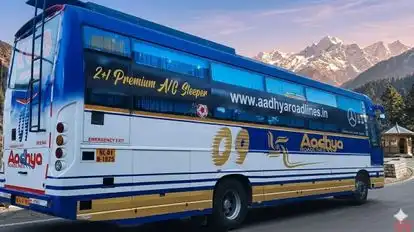 Aadhya Road Lines Bus-Side Image