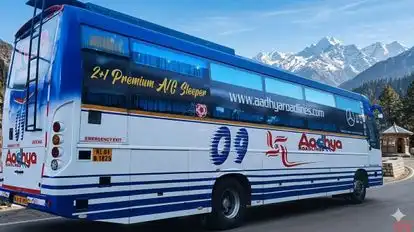 Aadhya Road Lines Bus-Side Image