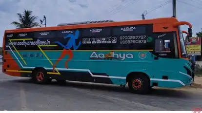 Aadhya Road Lines Bus-Side Image
