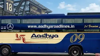 Aadhya Road Lines Bus-Side Image