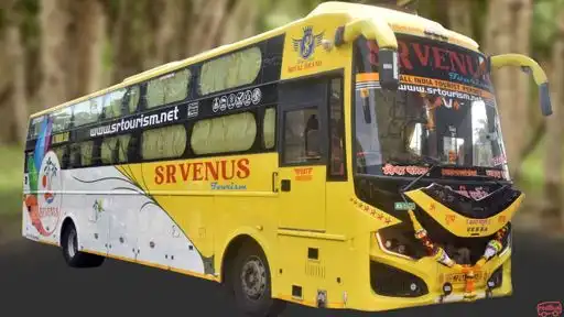 S R Tourism Bus-Front Image