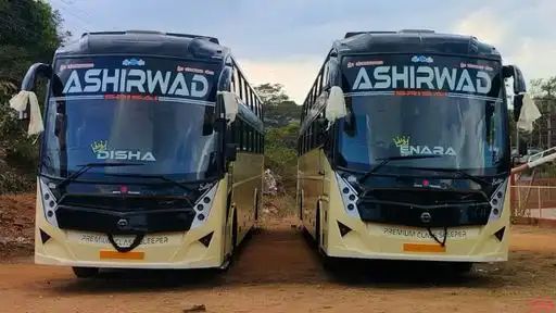 Ashirwad Travels Bus-Front Image