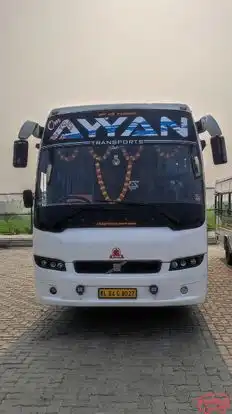 Om Ayyan Transports Bus-Front Image