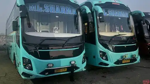 M L Sharma Travels Bus-Front Image