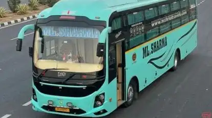 M L Sharma Travels Bus-Side Image